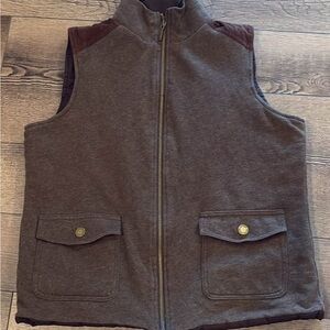 Vintage Lauren Ralph Lauren Quilted Reversable Women's Medium Vest in Brown